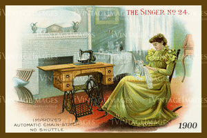 Sewing Trade Card 1900 - 146