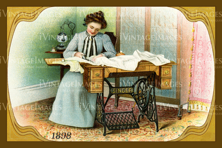 Sewing Trade Card 1898 - 150