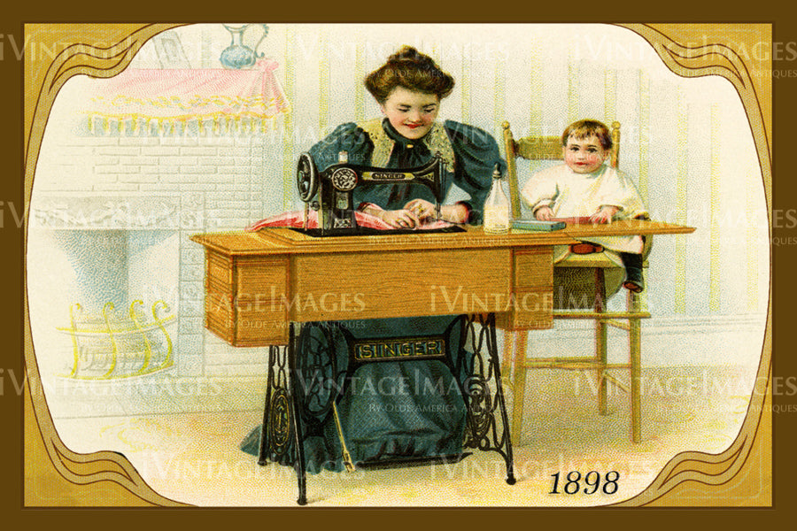 Sewing Trade Card 1898 - 151