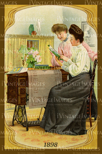 Sewing Trade Card 1898 - 152