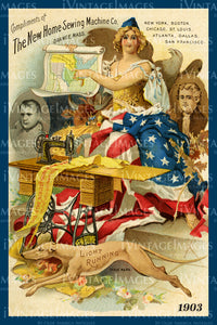 Sewing Trade Card 1903 - 154