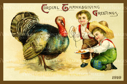1909 Thanksgiving Postcard - 07