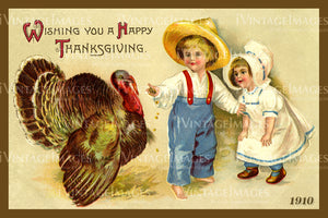 1909 Thanksgiving Postcard - 08