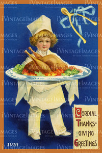1909 Thanksgiving Postcard - 09