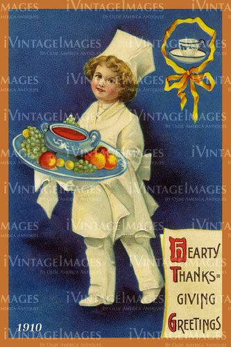 1909 Thanksgiving Postcard - 10