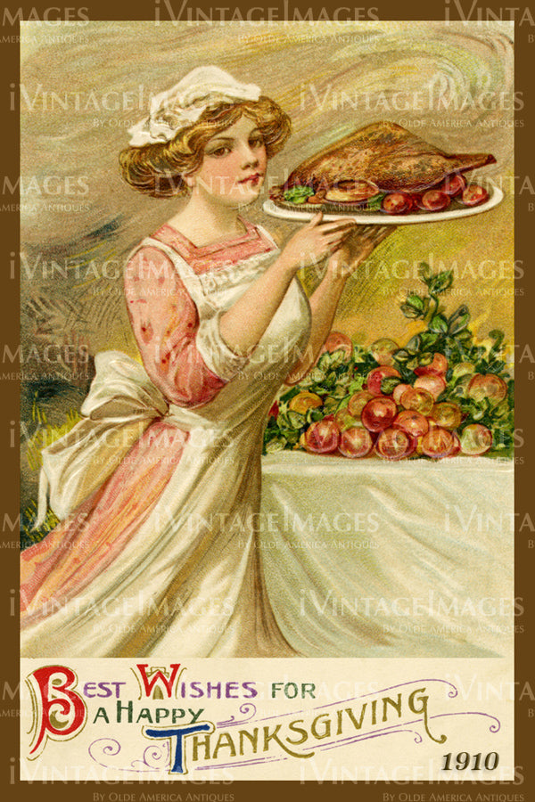 1910 Thanksgiving Postcard - 17