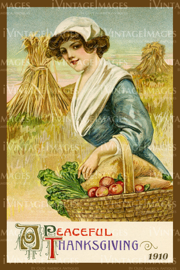 1910 Thanksgiving Postcard - 18