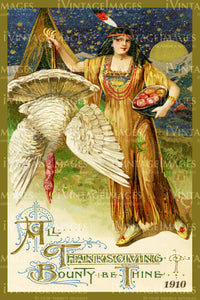1910 Thanksgiving Postcard - 23