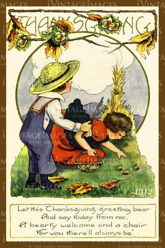 1912 Thanksgiving Postcard - 31