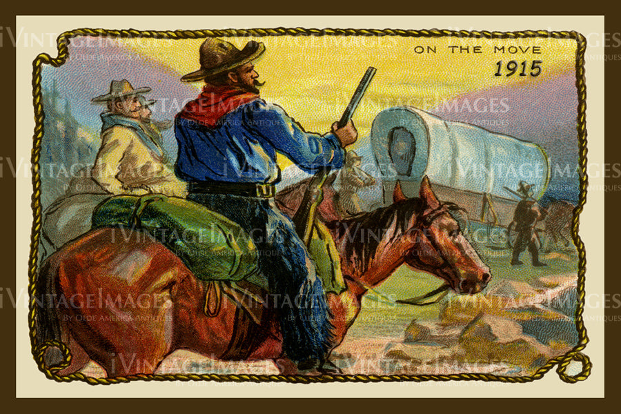 Cowboy Trade Card 1915 - 21