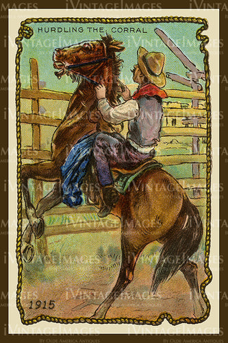 Cowboy Trade Card 1915 - 26