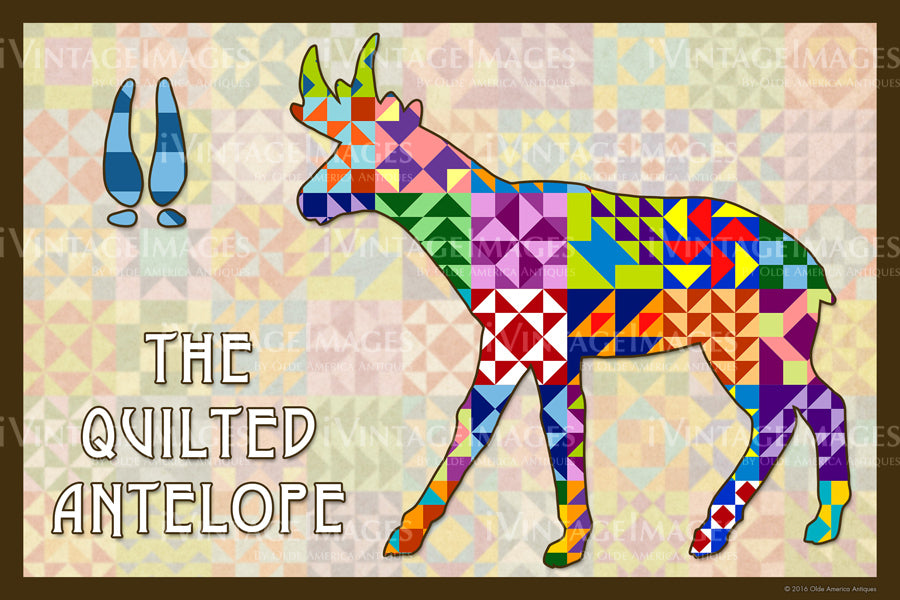 Antelope Silhouette Version A by Susan Davis - 1