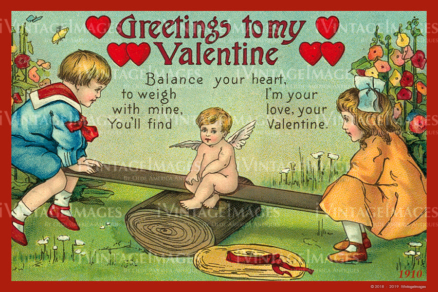Valentine and Children 1910 - 74