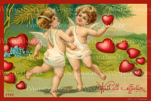 Valentine and Cupid 1910 - 76