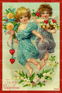 Valentine and Cupid 1910 - 77