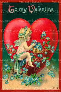 Valentine and Cupid 1910 - 81