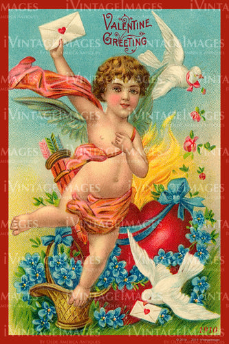 Valentine and Cupid 1910 - 84