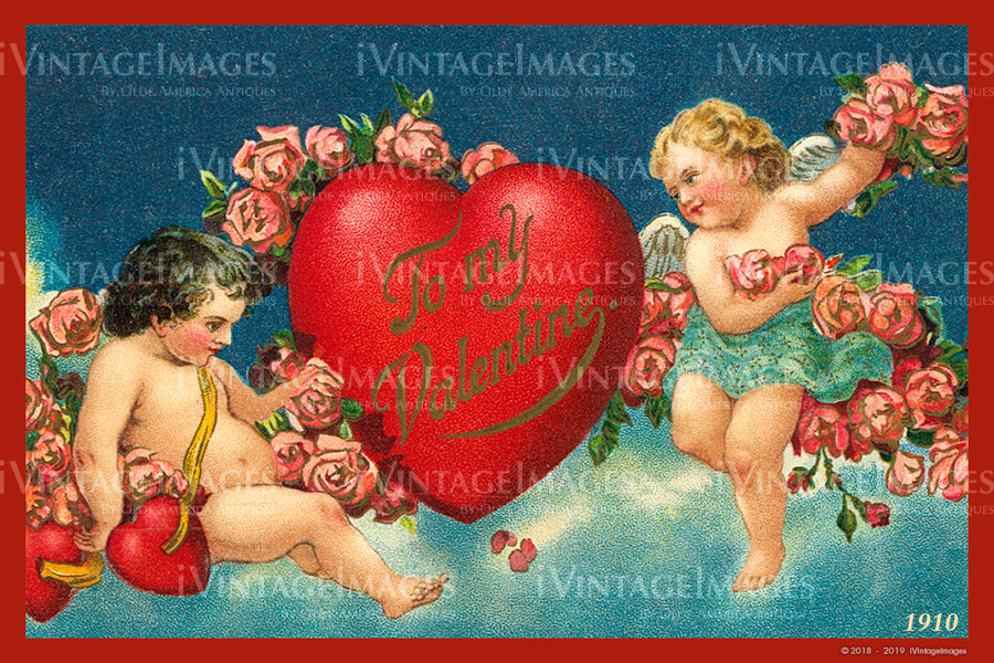 Valentine and Cupid 1910 - 93