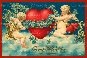 Valentine and Cupid 1910 - 95