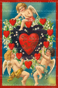 Valentine and Cupid 1910 - 96