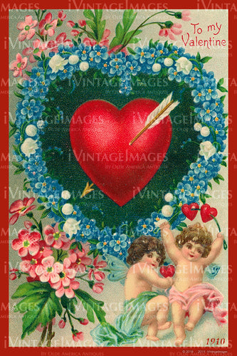 Valentine and Cupid 1910 - 97