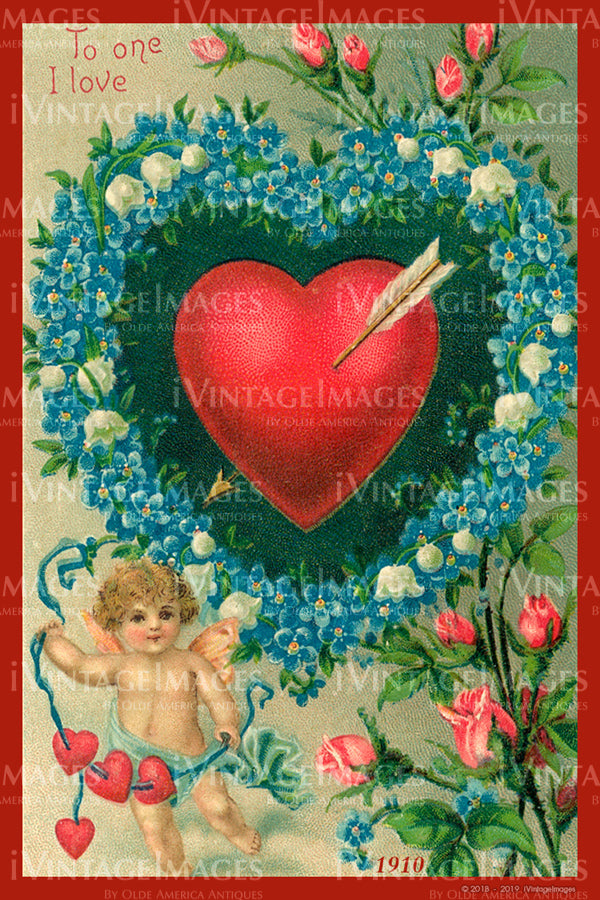 Valentine and Cupid 1910 - 99