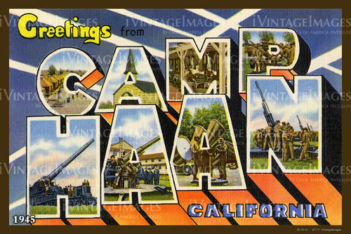 Camp Kaan California Large Letter 1945 - 013