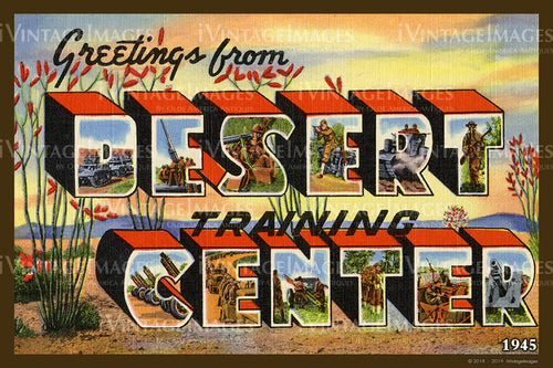 Desert Center Large Letter 1945 - 014
