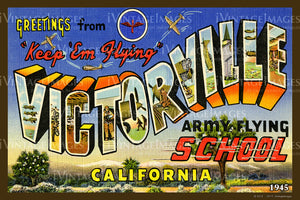 Victorville Flying School Large Letter 1945 - 019