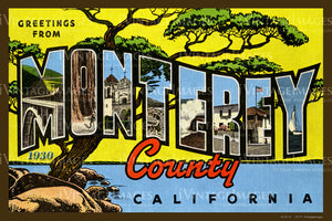 Monterey California Large Letter 1930 - 031
