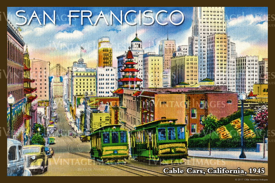 San Francisco Cable Cars 1945- 029