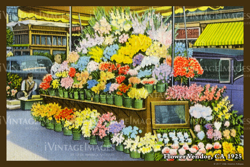 San Francisco Flower Vendor 1925- 038
