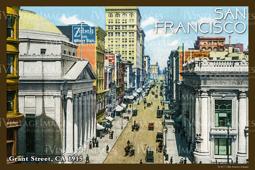 San Francisco Grant Street 1915- 045