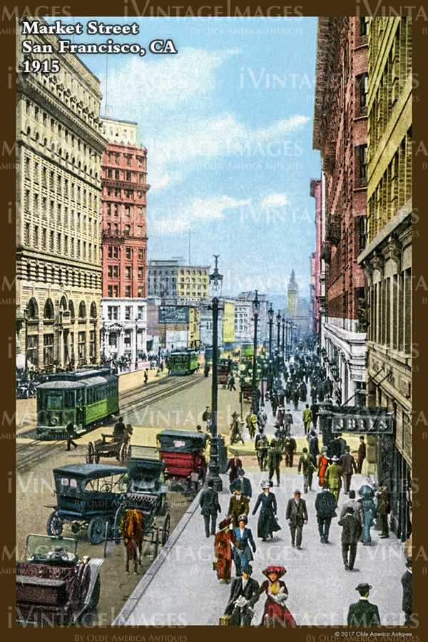 San Francisco Market Street 1915- 047