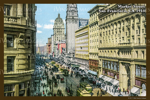 San Francisco Market Street 1915- 048