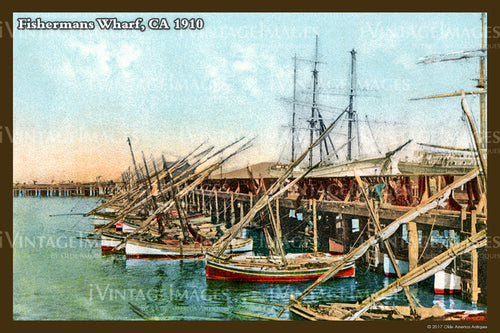 San Francisco Fishermans Wharf 1910- 060