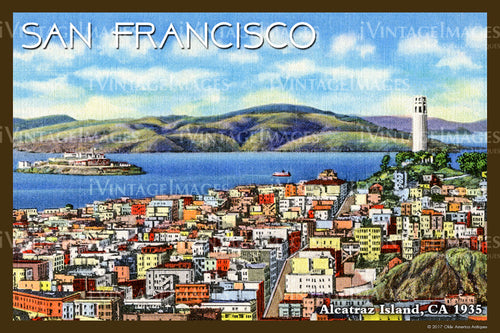 San Francisco Bay Alcatraz Island 1935 - 061