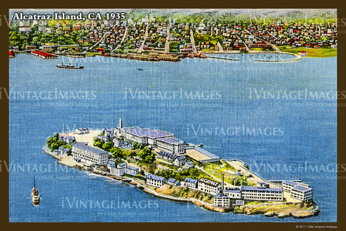 San Francisco Bay Alcatraz Island 1935 - 063