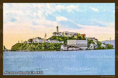 San Francisco Bay Alcatraz Island 1925 - 064