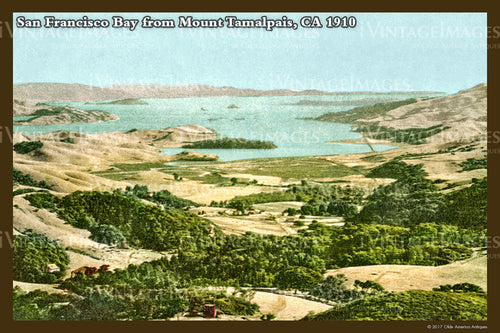 San Francisco from Mt Tamalpais 1910 - 067
