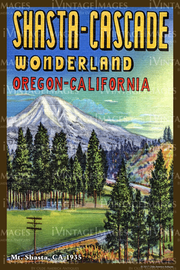 Northern CA Mount Shasta 1935- 041