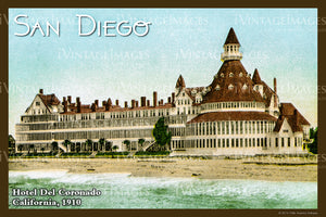 Southern CA Hotel Del Coronado 1910 - 009
