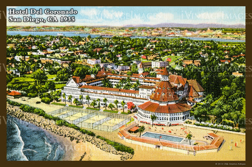 Southern CA Hotel Del Coronado 1935 - 012