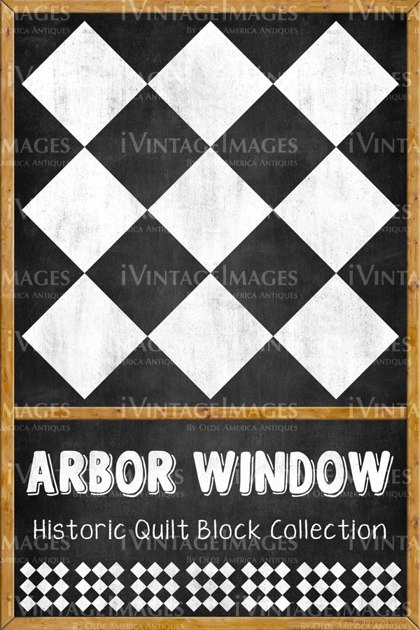 Arbor Window Quilt Block Design by Susan Davis - 1
