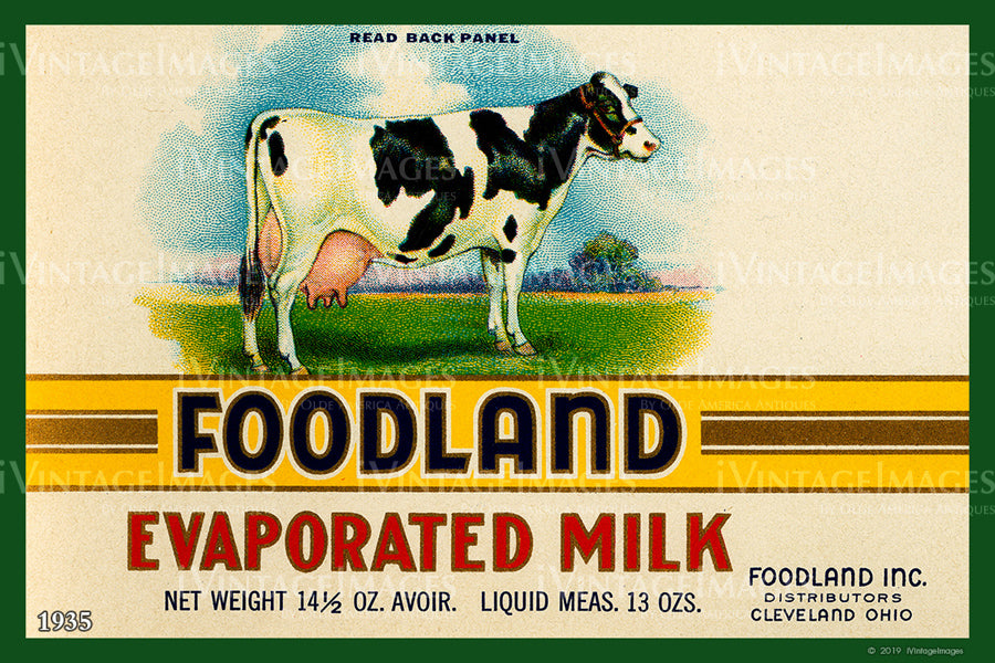 Evaporated Milk Label - 1935 - 060
