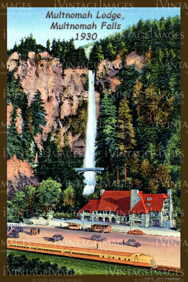 Columbia River Postcard 1930 - 01