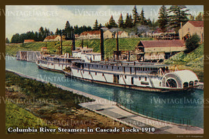 Columbia River Postcard 1910 - 09