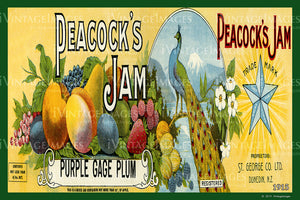 Peacocks Plum Jam 1915 - 032