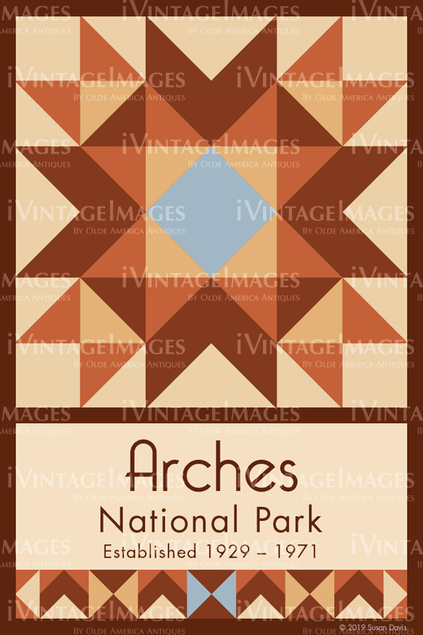 Arches Quilt Block Design by Susan Davis - 3
