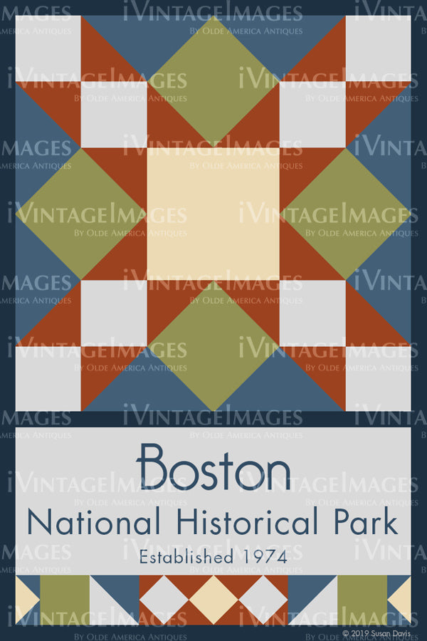 Boston NHP Quilt Block Design by Susan Davis - 10